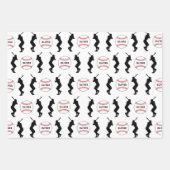 Baseball Ball Player Kinder naam Birthday Inpakpapier Vel (Voorkant)