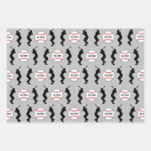 Baseball Ball Player Kinder naam Birthday Inpakpapier Vel (Voorkant)