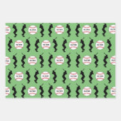 Baseball Ball Player Kinder naam Birthday Inpakpapier Vel (Voorkant)