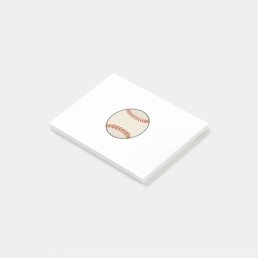 Baseball Ball Post-it® Notes (Schuin)