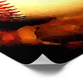 Baseball Ball-Poster Poster (Hoek)