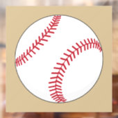 Baseball Ball Raamsticker (Vel 2)