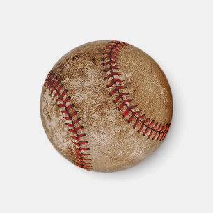  Baseball Ball Red en White Sports Magneet