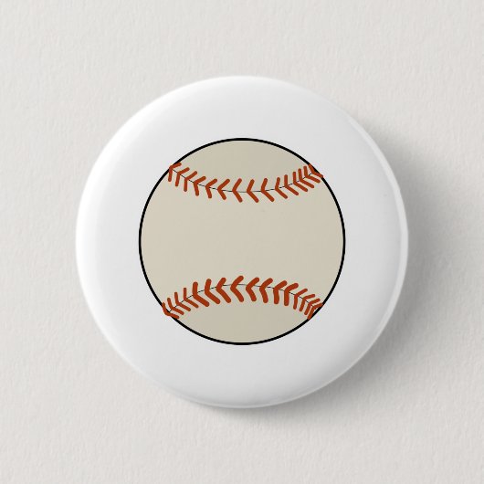 Baseball Ball Ronde Button 5,7 Cm (Voorkant)