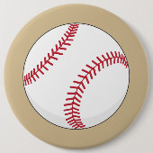 Baseball Ball Ronde Button 6,0 Cm (Voorkant)