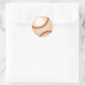 Baseball Ball Ronde Sticker (Tas)
