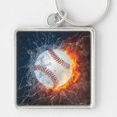 Baseball Ball Sleutelhanger (Voorkant)