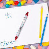 Baseball Ball Sportnaam Zwarte Inkt Pen