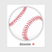 Baseball Ball Sticker (Vel)