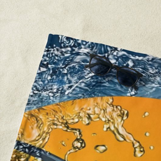 Baseball Ball Strandlaken (In situ)