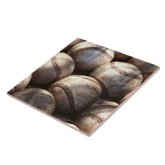 Baseball Ball Tegeltje (Zijkant)