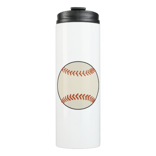 Baseball Ball Thermosbeker (Voorkant)