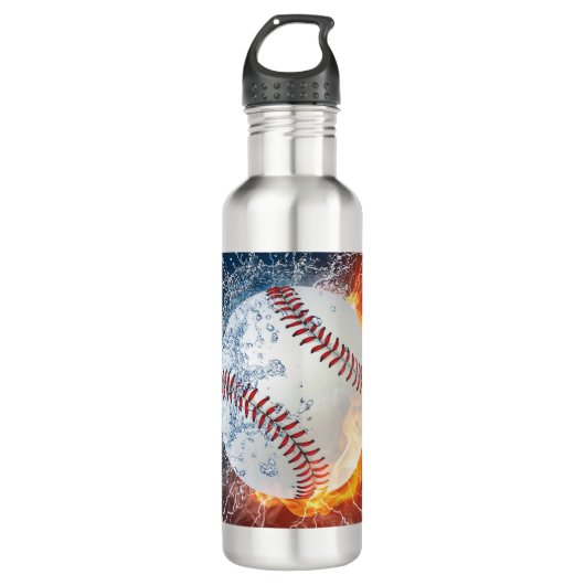 Baseball Ball Waterfles (Voorkant)
