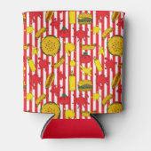 Baseball Ballpark Burger Hot Dog BBQ Grill Party Blikjeskoeler (Voorkant)