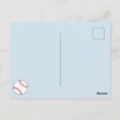 Baseball Balls Kids Birthday Foto Dank u Briefkaart (Achterkant)