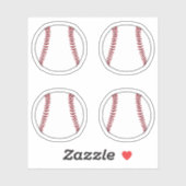 Baseball balls pack sticker (Vel)