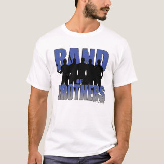 Baseball-band van broers (blauw/zilver) t-shirt