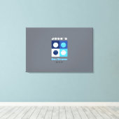 BASEBALL Bar Bat Mitzvah Sign In Board Canvas Afdruk (Insitu (Houten vloer))