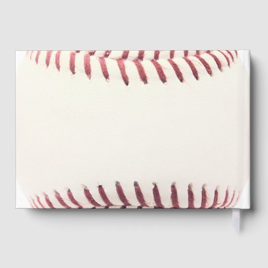 Baseball Bar Mitzvah Gastenboek (Achterkant)