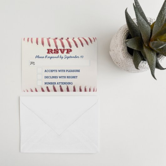 Baseball Bar Mitzvah RSVP-kaart RSVP Kaartje