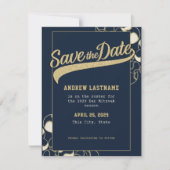Baseball Bar Mitzvah slaat de datum op Save The Date (Voorkant)