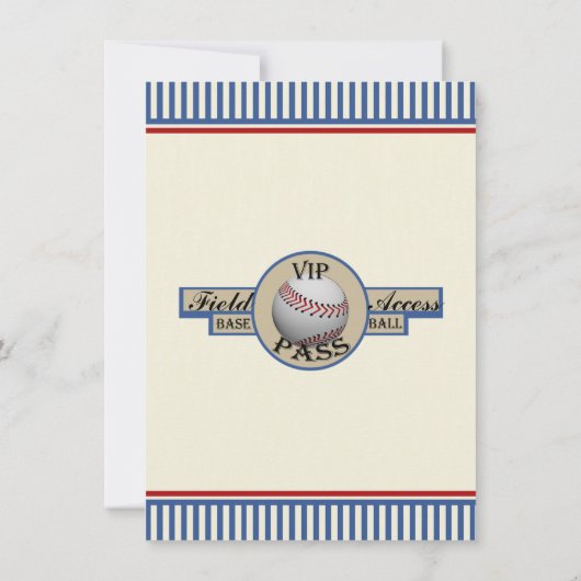 Baseball Bar Mitzvah slaat de datum op Save The Date (Achterkant)