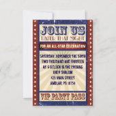  BASEBALL Bar Mitzvah uitnodiging (Voorkant)