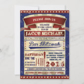 BASEBALL Bar Mitzvah Uitnodiging (Voorkant)