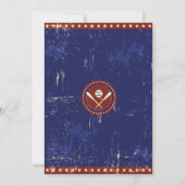 BASEBALL Bar Mitzvah Uitnodiging (Achterkant)