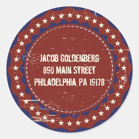 BASEBALL Bar Mitzvah uitnodiging Ronde Sticker (Voorkant)