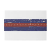  BASEBALL Bar Mitzvah uitnodiging Uitnodigingen Wikkel (Achterkant Voorbeeld)