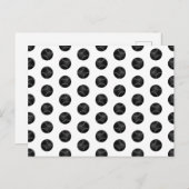 Baseball Baseball Art CUSTOM BG COLOR Briefkaart (Voorkant / Achterkant)