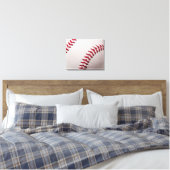 Baseball - Baseball Background Sjabloon aanpassen Canvas Afdruk (Insitu(Bedroom))