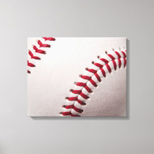 Baseball - Baseball Background Sjabloon aanpassen Canvas Afdruk