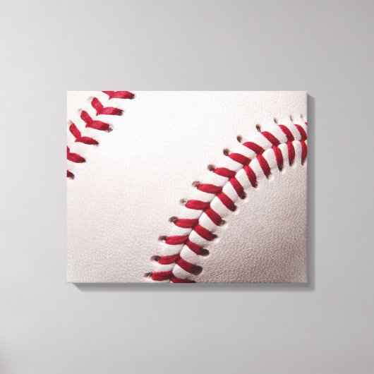 Baseball - Baseball Background Sjabloon aanpassen Canvas Afdruk (Voorkant)