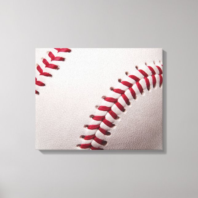 Baseball - Baseball Background Sjabloon aanpassen Canvas Afdruk (Front)