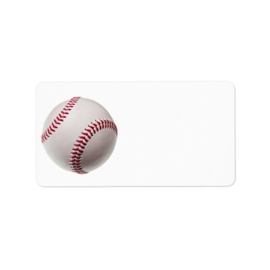 Baseball - Baseball Background Sjabloon aanpassen Etiket (Voorkant)