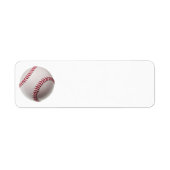 Baseball - Baseball Background Sjabloon aanpassen Etiket (Voorkant)