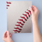 Baseball - Baseball Background Sjabloon aanpassen Flyer (Hand)