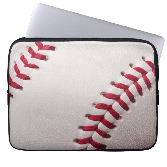 Baseball - Baseball Background Sjabloon aanpassen Laptop Sleeve (Voorkant)