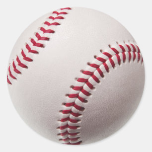Baseball - Baseball Background Sjabloon aanpassen Ronde Sticker