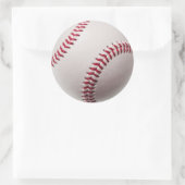 Baseball - Baseball Background Sjabloon aanpassen Ronde Sticker (Tas)