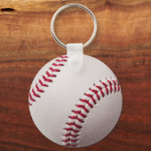 Baseball - Baseball Background Sjabloon aanpassen Sleutelhanger (Voorkant)
