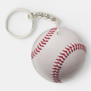 Baseball - Baseball Background Sjabloon aanpassen Sleutelhanger