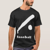 Baseball baseball t-shirt (Voorkant)