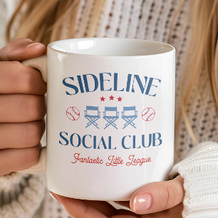 Baseball Baseline Social Club met teamnaam Koffiemok