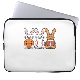 Baseball Basketbal Football Sport T-shirt Easter B Laptop Sleeve