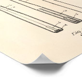 Baseball Bat 1924 Patent Art - Old Peper Poster (Hoek)