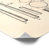 Baseball Bat 1926 Patent Art - Old Peper Poster (Hoek)