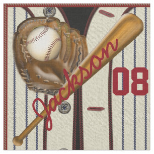  Baseball Bat Ball Glove Name and Number Stof